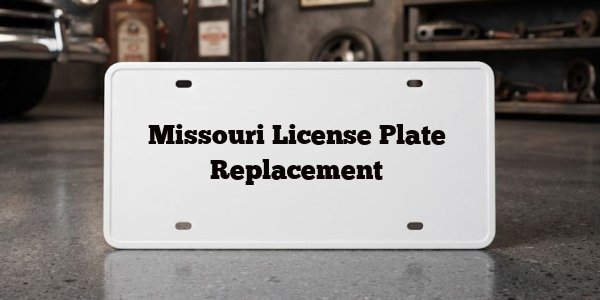 Missouri License Plate Replacement