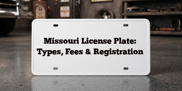 Missouri License Plate: Types, Fees & Registration